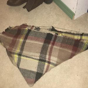 Plaid Blanket Scarf